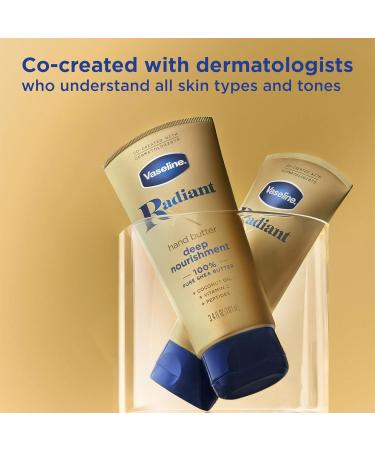 Vaseline Lotion Radiant X Deep Nourishment Hand Butter 2-Pack & Lip Therapy Stick - Ultimate 3 Piece Set for Dry Skin & Lips - Buy Online on GoSupps.com