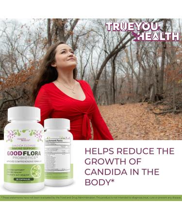 Good Flora Probiotics Candida Cleanse Immune Support - Our Best Candida Probiotic Supplement - Our Best Candida Cleanse Detox - Candida Yeast Cleanse - Candida Overgrowth Cleanse Candida Cleanse Pills - Buy Online on GoSupps.com