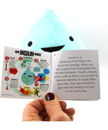 I Heart Guts Insulin Plush Toy - Fun Stuffed Pill Diabetes Gift - Insulin for The Win - Buy Online on GoSupps.com