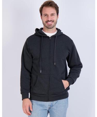 3 Pack Men's Fleece Long Sleeve Full Zip Hoodie Set - Athletic Sweatshirt Jacket (Big & Tall Sizes) - XL - Buy Online on GoSupps.com