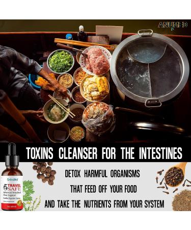 Anumed Travel Safe Liquid Drops for Intestinal Cleansing (2oz) - Natural Herbal Supplements - Buy Online on GoSupps.com