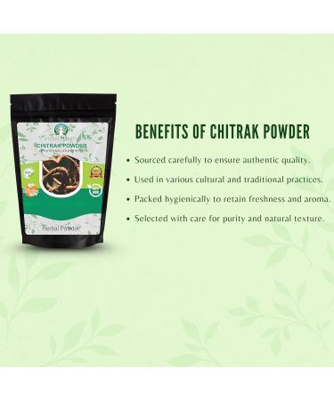 Chitrak Roots Powder I Chitrak Mool Powder I 200 Gm I Chita Jadd I Plumbago Indica Root I Plumbago zeylanica Supports Healthy Metabolism Chitrak Root Powder - Buy Online on GoSupps.com