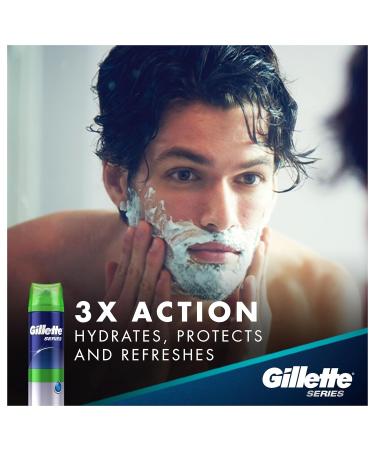 Buy Gillette Series Shaving Gel for Sensitive Skin - 7 Oz | Multicolor - Fast International Shipping - Buy Online on GoSupps.com
