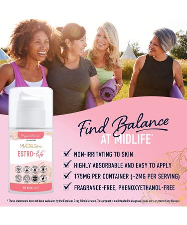 Estrogen Estriol Cream 175mg - 84 Servings (3.5oz Pump) | USP Micronized Estriol for Balance at Midlife | Soy-Free, Gluten-Free, Dairy-Free | Cruelty-Free & Phenoxyethanol-Free | 3rd-Party Tested - Buy Online on GoSupps.com