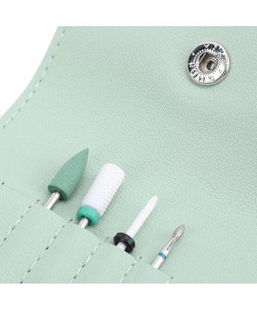 Nail Drill Bit Holder Organizer Nail Drill Bit Holder Wallet Portable Multi Layer PU Storage Bag for Nail Sanding Heads with Design - Buy Online on GoSupps.com