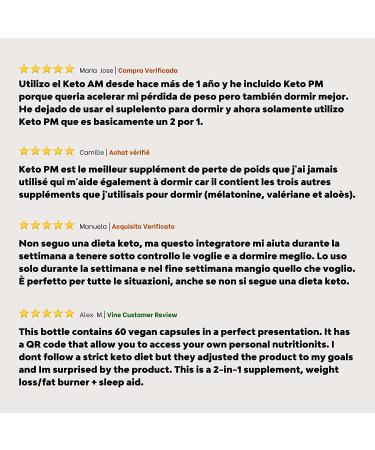 Keto Advanced Diet Pills PM (1 Month) - Powerful Night Quick Shred for Men & Women - 100% Natural, No Exercise, No Additives - Includes Ebook Recipes & Personalization Service - Buy Online on GoSupps.com
