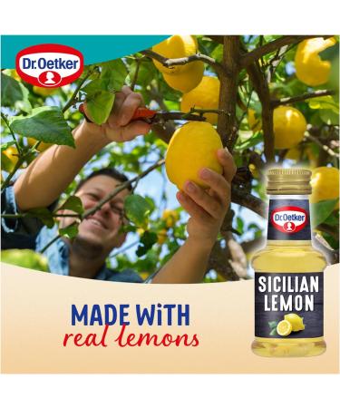 Dr Oetker Sicilian Lemon Natural Extract 2X35ml - Buy Online on GoSupps.com