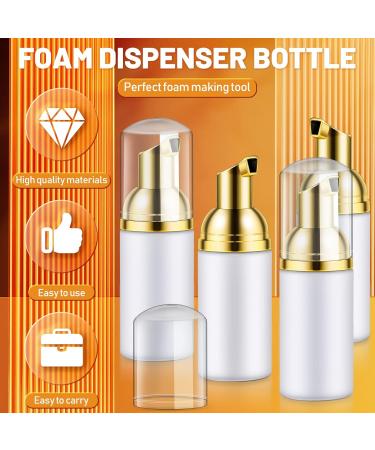 Tiamu 10pcs Empty Foam Dispensers - 30ml Plastic Lotion Pumps for Perfumes Hand Soap Shower Gel Essential Oils & Makeup - Buy Online on GoSupps.com