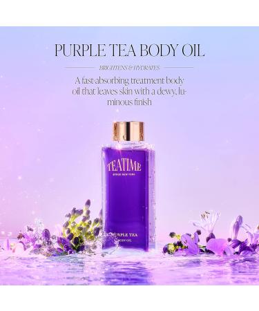 Byroe Purple Tea Body Oil - Moisturizing Almond Oil & BHA for Dry Skin | Lavender Jasmine Scent | Vegan & Fast Absorbing - 65 ML - Buy Online on GoSupps.com