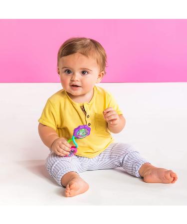 Bright Starts Rattle and Shake Barbell Toy - Pretty in Pink | Ages 3 Months - Buy Online on GoSupps.com