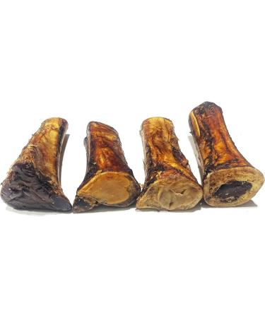Natural Stuffed Marrow Bones - *(Pack of 5-6 INCH)* - Marrow Bones for Dogs - (Beef/Sweet Potato/Bacon and Cheese OR PB Stuffed) - Dog CHEW Treat - 100% Natural - (5 Pack - Sweet Potato) - Buy Online on GoSupps.com