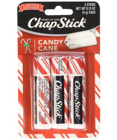 Chapstick Limited Edition Candy Cane a Pack of 3
