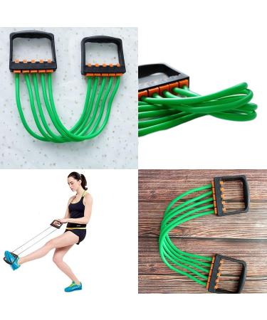 Adjustable Chest Expander for Men & Women | Fitness Equipment for Strength & Muscle Training | Green Grip Trainer - Buy Online on GoSupps.com