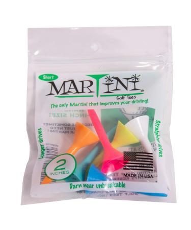Martini Golf Tees 2" (5 Pack) Assorted Colors