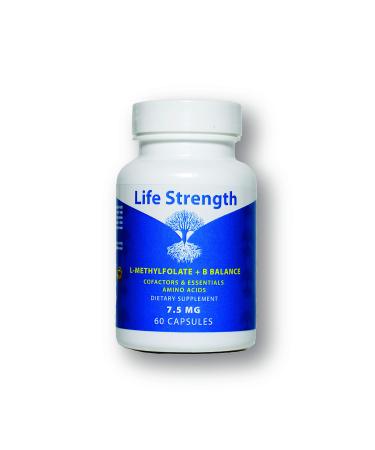 L-Methylfolate + B Balance - 5-MTHF B6 B2 & B12 Methylcobalamin B Complex - 60 Capsules - Professional Strength Active Methyl Folate - Non GMO Gluten Free No Fillers (7.5MG) - Buy Online on GoSupps.com