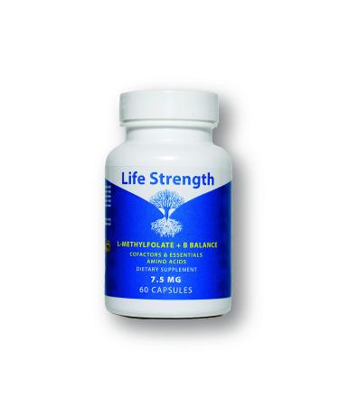 L-Methylfolate + B Balance - 5-MTHF B6 B2 & B12 Methylcobalamin B Complex - 60 Capsules - Professional Strength Active Methyl Folate - Non GMO Gluten Free No Fillers (7.5MG)