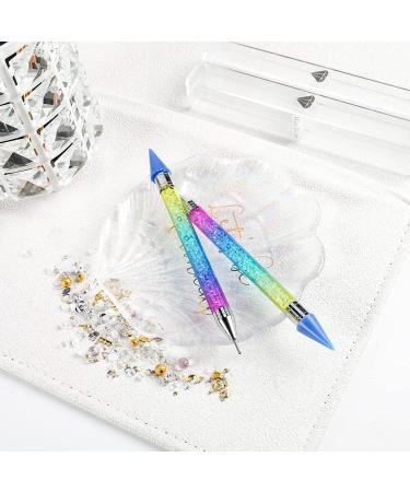 YINGJEE 2PCS Rhinestone Picker Pen Set - Dual-ended Nail Art Dotting & Wax Pencil for Manicure & Diamond Painting (Gradient) - Buy Online on GoSupps.com