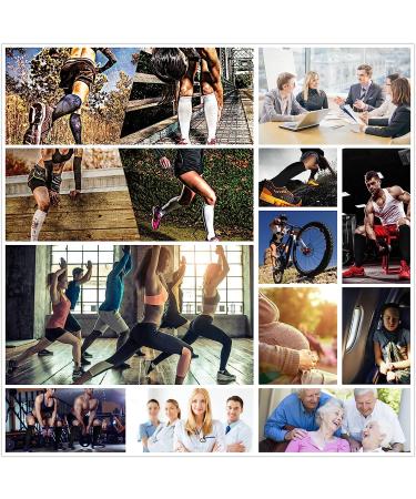 Copper Compression Socks (3 Pairs) 15-20 mmHg - Best for Athletic & Daily Use Men & Women, Running, Climbing Large-X-Large, Black - Buy Online on GoSupps.com