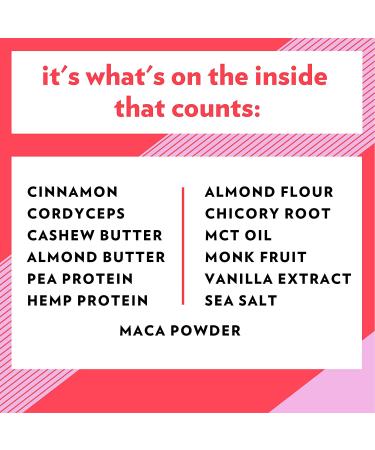 B.T.R. Bar Superfood Keto Protein Bars - Plant Based Vegan Protein - Low Carb & Calorie - Gluten Free - No Sugar Alcohols - Cinnamon Cookie Dough ENERGY (12 Pack) - Buy Online on GoSupps.com