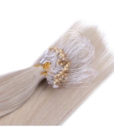 Micro Ring Hair Extensions - Remy Quality 60cm 50 Strands Easy to Use - #Grau - 100% Real Hair - Buy Online on GoSupps.com