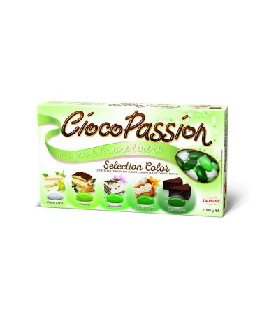 Zeus Party CONFETTI CRISPO | CiocoPassion | GREEN COLOUR SELECTION | 1 kg