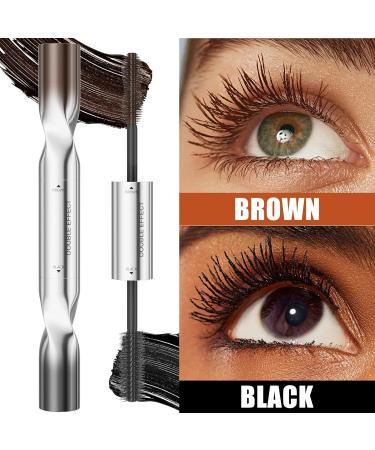  JINGLING JINGLING Volumizing Mascara Double-Ended Volumizing Makeup - Mascara for Curling Lashes with Makeup for Women Suitable for Everyday Use Travel Weddings Dates Night - Buy Online on GoSupps.com