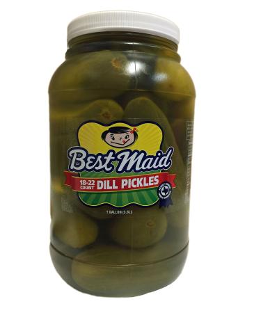 Best Maid Dill Pickles, 18-22 ct, 128 oz 128 Fl Oz (Pack of 1)