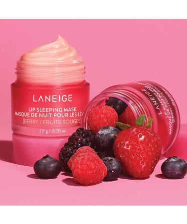 LANEIGE Lip Sleeping Mask 0.7 oz - Nourishing Berry Formula with Vitamin C & Antioxidants - Buy Online on GoSupps.com