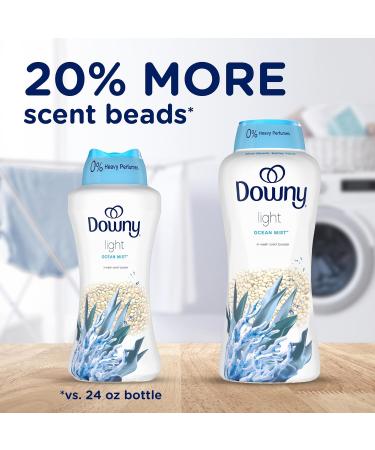 Downy Light Ocean Mist Laundry Scent Booster Beads - 30.1 oz | No Heavy Perfumes | International Shipping Available - Buy Online on GoSupps.com