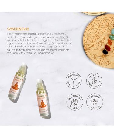 Sacral Chakra Essential Oil Roll-On by Aromafume | 10ml Aromatherapy for Chakra Balance | Orange & Patchouli | Meditation Yoga Reiki - Buy Online on GoSupps.com
