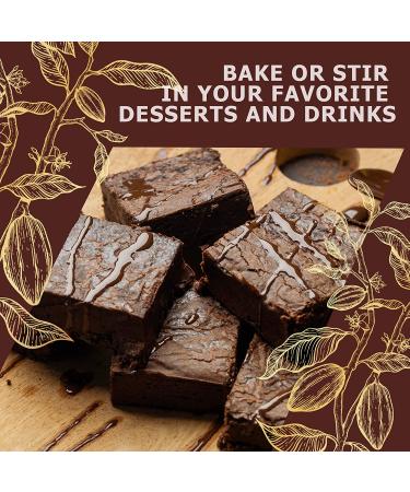 Organic Cocoa Powder Unsweetened (17.6 Oz) - Rich Dark Chocolate Flavor | Keto Friendly, Gluten Free, Vegan | USDA Certified | Ideal for Baking and Drinks - Buy Online on GoSupps.com