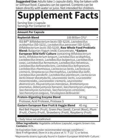 Garden of Life RAW Probiotics Ultimate Care - 30 Vegetarian Capsules for Digestive Health - Buy Online on GoSupps.com