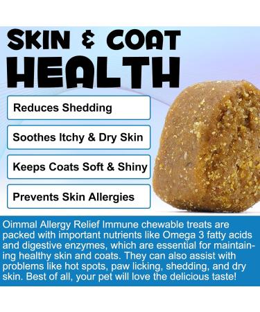 Itchy Dog Skin Relief Anti Itch and Immunity Treats for Dogs Anti Itch for Dogs Dog Allergy Relief w/Omega 3 + Pumpkin + Enzymes Seasonal Allergies Hot Spots Peking Duck Flavor 150 Treats - Buy Online on GoSupps.com