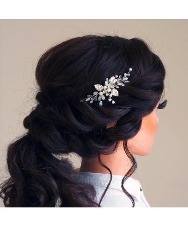 Kercisbeauty Bridal Hair Comb - Elegant Silver Hair Accessories for Weddings Proms & Special Events - Buy Online on GoSupps.com