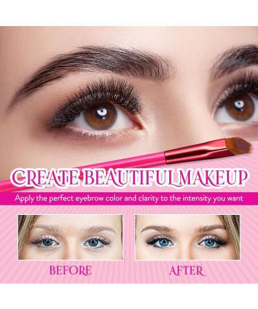 Eyebrow Care Kit Makeup Tools: Eyebrow Stamp Shaping Kit with Two Eyebrow Brush and Eyebrow Cream(Dark Brown) - Buy Online on GoSupps.com
