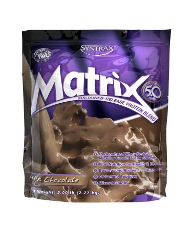 Syntrax Matrix 5, Milk Chocolate Powder, 5 Pounds Milk Chocolate 5 Pound (Pack of 1)