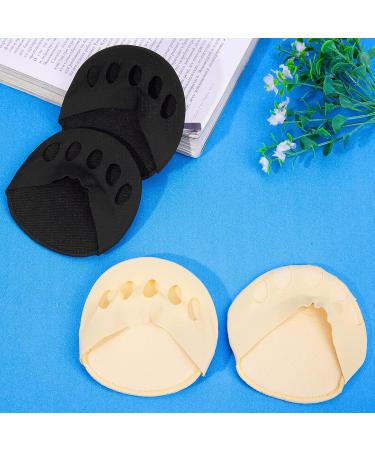 WLLHYF 2 Pairs Fabric Forefoot Pads for Women - Metatarsal & Ball of Foot Cushions for Pain Relief | Reusable & Invisible Socks - Buy Online on GoSupps.com