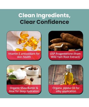 Karuna Progesterone Pure 2OZ | Hypoallergenic USP Progesterone from Wild Yam Root Extract Organic Jojoba Oil and Aloe Leaf Extract Organic Shea Butter Vitamin E - Buy Online on GoSupps.com