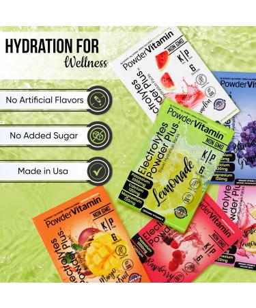Electrolytes Powder Plus Keto - Variety Pack Zero Sugar 1000mg Potassium Non-GMO 30 Hydration Packets - Buy Online on GoSupps.com
