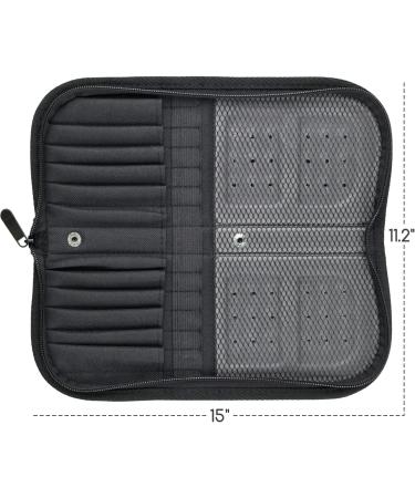 MEEDEN Paint Brush Holder - Zippered 15x11.2 Inch Case for Artist Paint Brushes - Organization and Storage Bag (Brushes NOT Included) - Buy Online on GoSupps.com