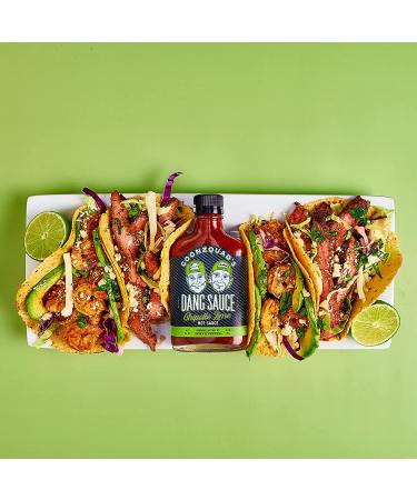 Hoff & Pepper Dangy Tangy Trio: Chipotle Lime Hot Sauce, Mean Green Jalapeno Habenero Hot Sauce, Dirty Dust Grill Seasoning - Buy Online on GoSupps.com