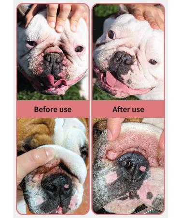 Shop GJYC PET Folding Care Set for Bulldogs & Pugs | Wrinkle & Tear Stain Cleaning Towels Balm & Care Essentials - 1 oz + 120 Count - Buy Online on GoSupps.com