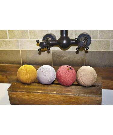 Legends Creek Farm Goat Milk Botanical Bath Bomb Gift Set - Shea Butter & Sunflower Oil - Hydrating and Relaxing - 18 Oz Total (4-Pack) - Botanical Formula - Buy Online on GoSupps.com
