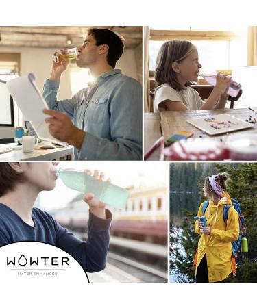 Wowter by AMZ Better - Mango Flavor Water Powder Sugar-Free Calorie-Free Gluten & GMO Free 24 Sachets (2 Pack) - Made in Italy - Buy Online on GoSupps.com