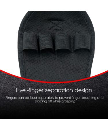 Biange Finger Splint Brace - Rehabilitation Gloves for Elderly Stroke Recovery & Hand Training - Black - Buy Online on GoSupps.com