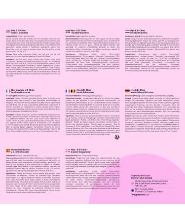 Myoinositol & DChiroinositol gummies 205 mg With cranberry folic acid zinc and vitamin B12 90 gummies for 1+ month Suitable for vegetarians and vegans Van WeighWorld - Buy Online on GoSupps.com