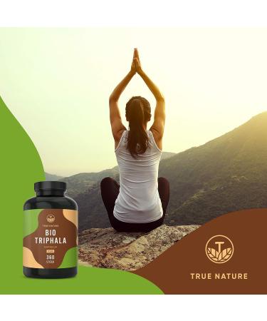 Buy Organic Triphala 360 Capsules - 2000mg High Dose - Vegan Additive-Free - Premium Indian Fruits - True Nature - Laboratory Tested in Germany - Buy Online on GoSupps.com