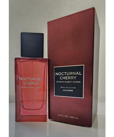 Nocturnal Cherry Men's Collection Cologne 3.4 FL OZ/100 mL by Bath and Body with fragrance notes of cherry cognac birchwood and tonka bean