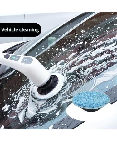 Cordless Cleaning Brush - Electric Rotating Scrubber for Bathroom Cleaning Cordless Lightweight Electric Brush with Retractable Long Handle Replaceable Heads - Buy Online on GoSupps.com
