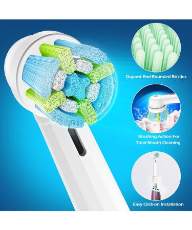 Buy Toothbrush Heads Compatible with Braun Oral-B iO | Soft Replacement Heads for Oral-B IO 3 4 5 6 7 8 9 10 Series - 4 Pack - Buy Online on GoSupps.com